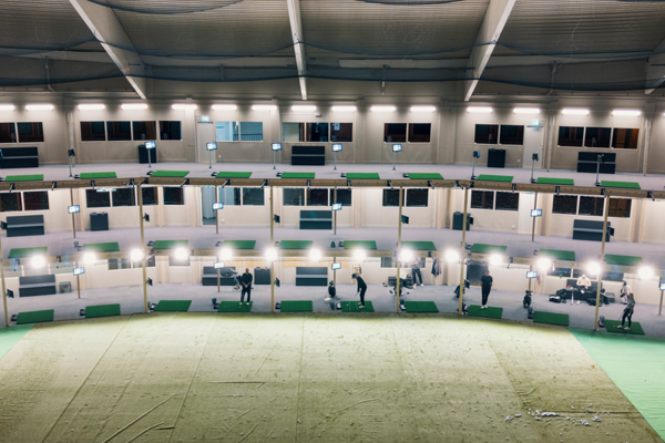 Toptracer- träning i mars