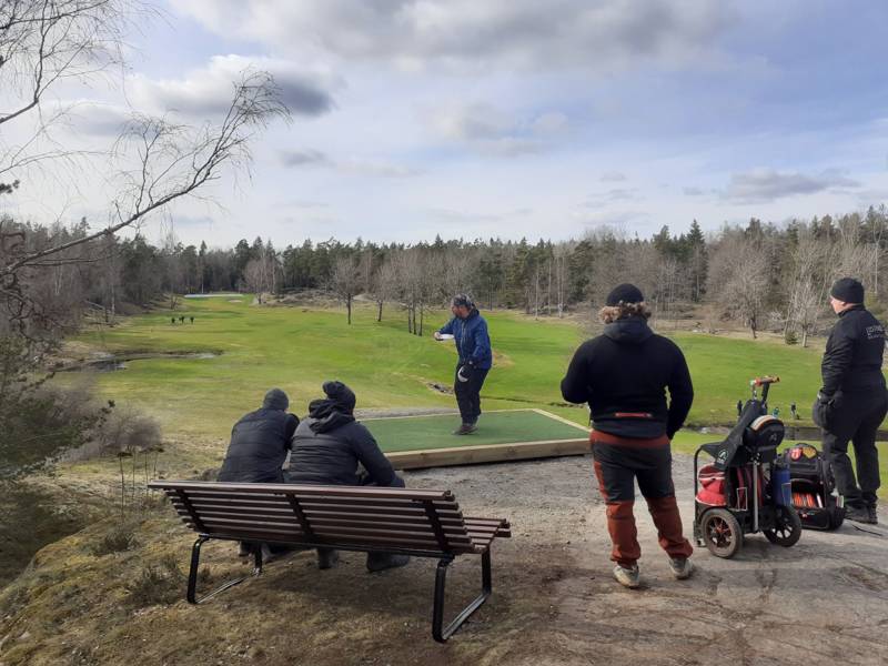 Discgolftävling lördag 18 april