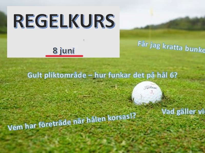Regelträff 8 juni - för alla medlemmar!