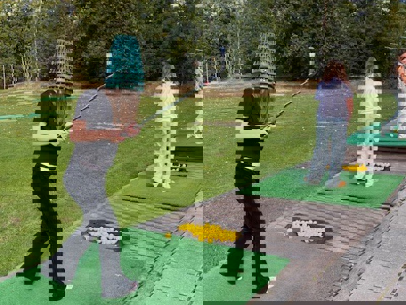 Golfbanan som utomhusklassrum