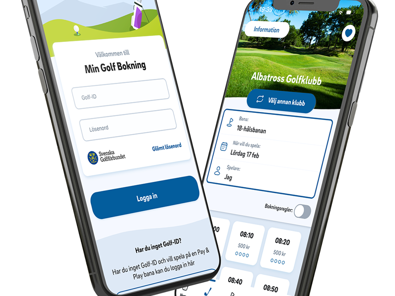 Ny bokningsapp till Min Golf