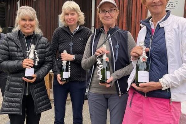 Damgolfens avslutning 2024 - resultat