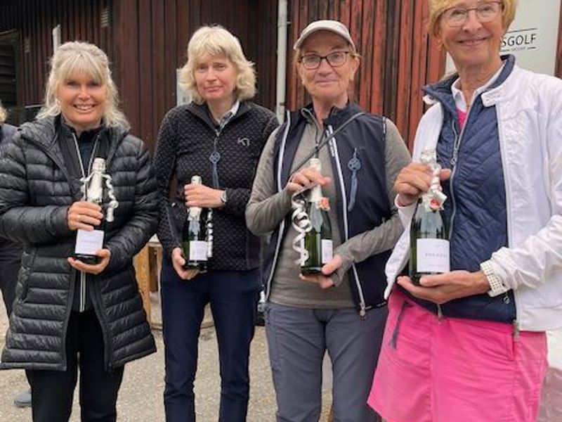 Damgolfens avslutning 2024 - resultat