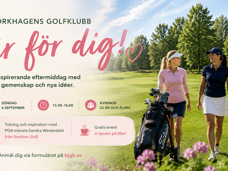 Välkommen till en inspirerande golfträff!