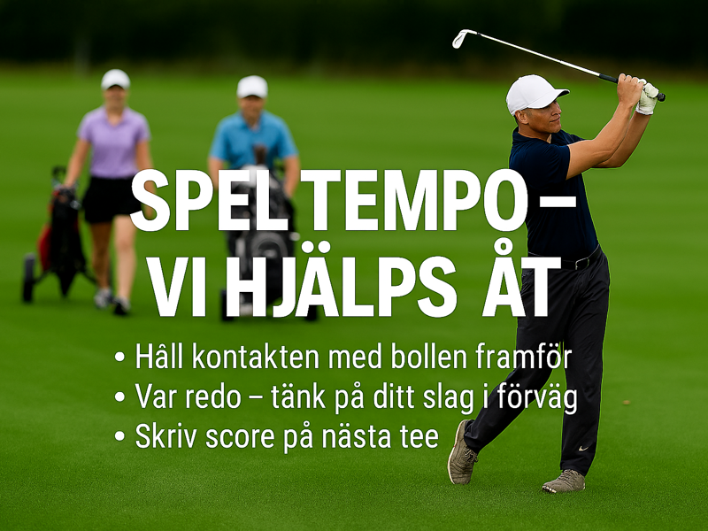 Speltempo – gemensamt ansvar på banan