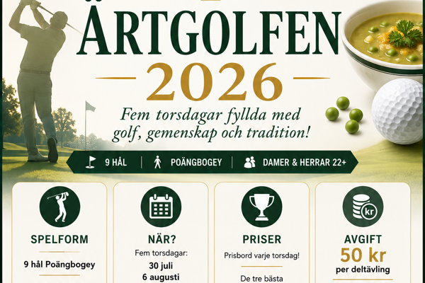 Nu är det dags för Ärtgolfen!